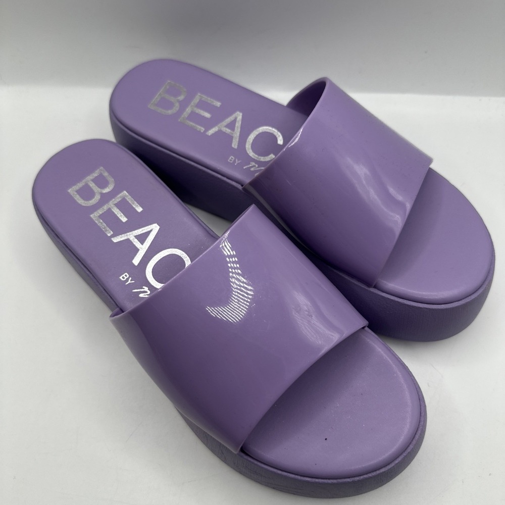 Beach By Matisse ‎ Sandals Slides Lilac Light Purple Women's Size 7